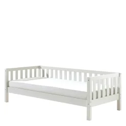 Discount Wohnen Weißes Kojenbett 90x200 cm aus Kiefer - Molo