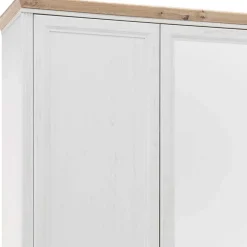 Outlet Wohnen Weißes Landhaus Schlafzimmer Set - Maggio (fünfteilig)