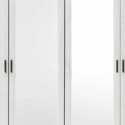 Outlet Wohnen Weißes Landhaus Schlafzimmer Set - Maggio (fünfteilig)
