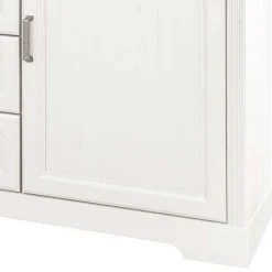 Outlet Wohnen Weißes Landhaus Schlafzimmer Set - Maggio (fünfteilig)