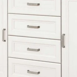 Outlet Wohnen Weißes Landhaus Schlafzimmer Set - Maggio (fünfteilig)