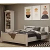 Online Wohnen Weißes Landhausbett aus Kiefer Massivholz - Aribert