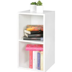 Sale Wohnen Weißes Regal mit zwei Fächern - 30x60x30 cm - Hank