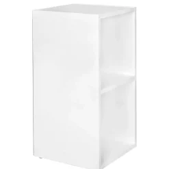 Sale Wohnen Weißes Regal mit zwei Fächern - 30x60x30 cm - Hank
