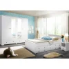 Discount Wohnen Weißes Schlafzimmer aus Holz - Velriva (vierteilig)