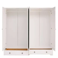 Discount Wohnen Weißes Schlafzimmer aus Holz - Velriva (vierteilig)