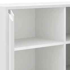 Best Wohnen Weißes Sideboard 150cm mit Haarnadel Beinen - Donny