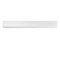 New Wohnen Weißes Wand Regal mit Rückwand - Diatara