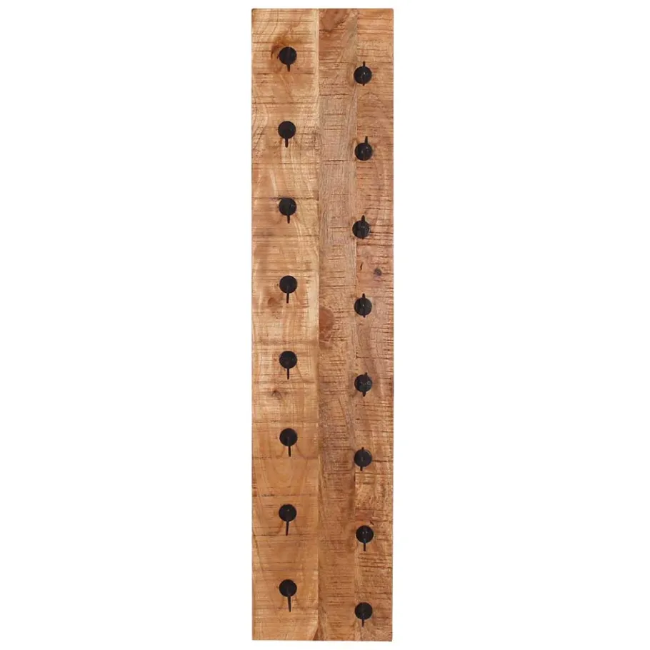 Discount Wohnen Weinflaschenhalter aus Mangobaum Massivholz - Indri