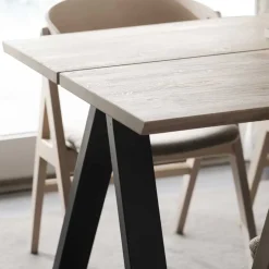 Discount Wohnen White Wash Esstisch aus geölter Eiche - Jeen