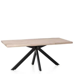 Clearance Wohnen White Wash Esszimmertisch mit Baumkante - Wieza