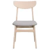 Best Wohnen White Wash Holzstühle im Retrostil - Lirou (2er Set)