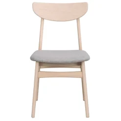 Best Wohnen White Wash Holzstühle im Retrostil - Lirou (2er Set)