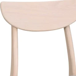 Best Wohnen White Wash Holzstühle im Retrostil - Lirou (2er Set)