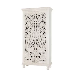 Discount Wohnen White Wash Schrank - dekoratives Design - Snake