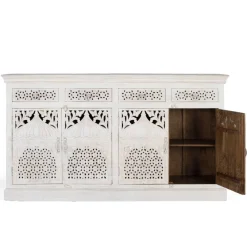 Online Wohnen White Wash Sideboard im orientalischen Stil - Capo