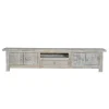 Online Wohnen White Wash TV Lowboard - Shabby Chic - Catlony
