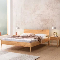 New Wohnen Wildbuche Doppelbett in 160x200 oder 180x200 - Urezzas