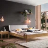Clearance Wohnen Wildeiche Bett in 160x200 180x200 - Locondra
