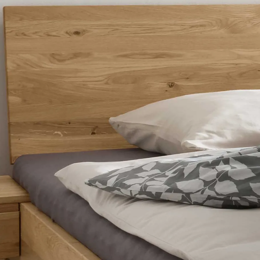 Online Wohnen Wildeiche Bett mit vier Schubladen modern - Zennian