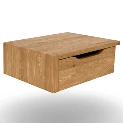 Outlet Wohnen Wildeiche Bettgestell mit Holzkopfteil - Lugos