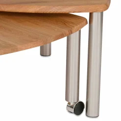 Wohnen Wildeiche Couchtisch ausdrehbar - Delphima