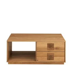New Wohnen Wildeiche Couchtisch mit Stauraum - Millena