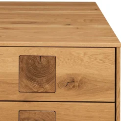 New Wohnen Wildeiche Couchtisch mit Stauraum - Millena