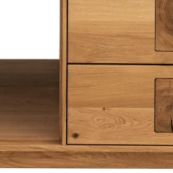New Wohnen Wildeiche Couchtisch mit Stauraum - Millena