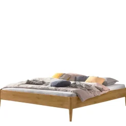 Online Wohnen Wildeiche Doppelbett - kein Kopfteil - Defelira
