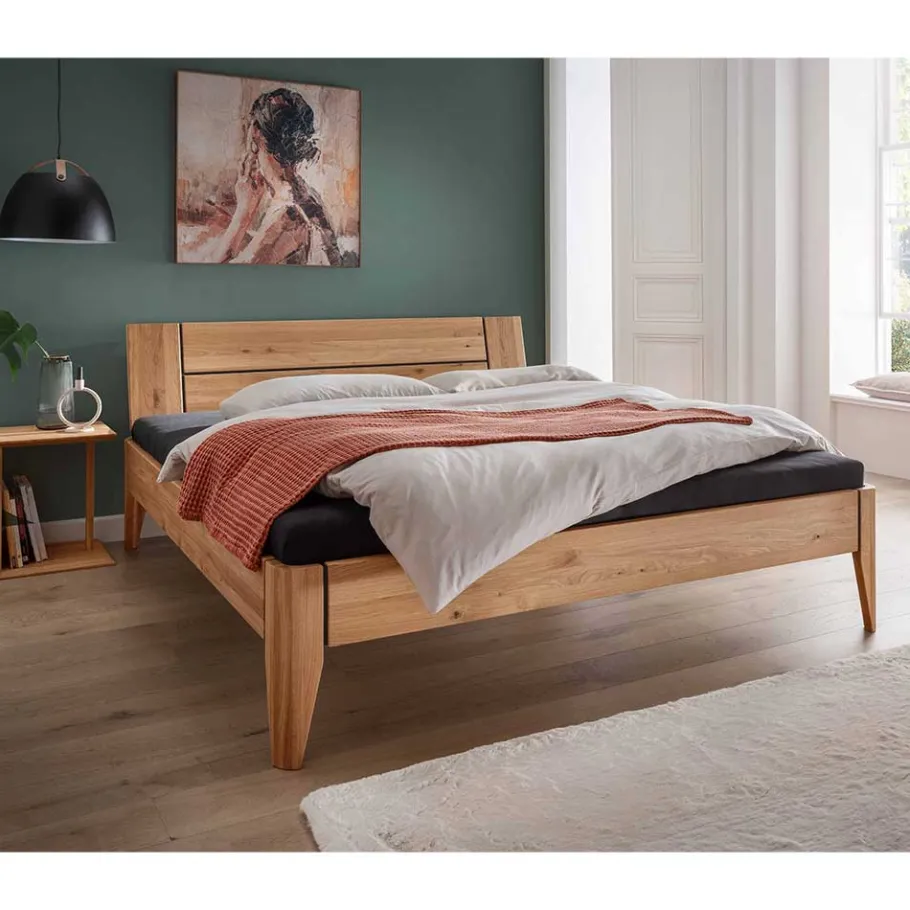 Hot Wohnen Wildeiche Doppelbett in drei Größen - Lounger