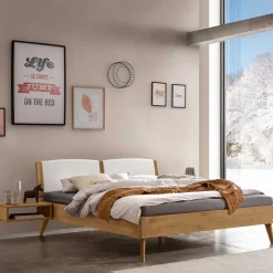 Sale Wohnen Wildeiche Ehebett in modernem Design - Joker