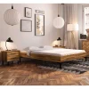Best Wohnen Wildeiche Holzbett für Dachzimmer - Kerfa