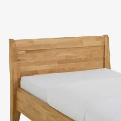 Discount Wohnen Wildeiche Holzbett Homlet mit Komforthöhe