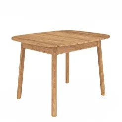 Wohnen Wildeiche Holztisch - 100 cm tief - Laida