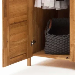 Outlet Wohnen Wildeiche Kleiderschrank mit Ausstattung - Memba I