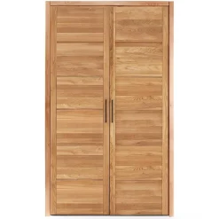 Outlet Wohnen Wildeiche Kleiderschrank in modernem Design - Zaisan