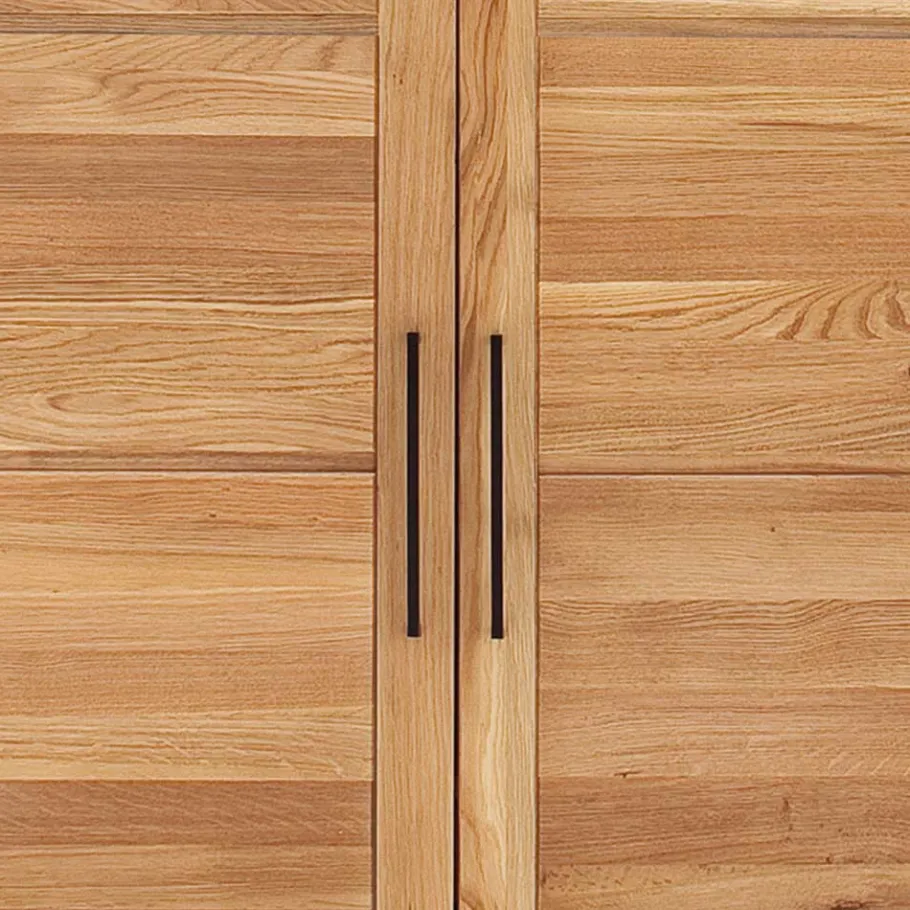 Outlet Wohnen Wildeiche Kleiderschrank in modernem Design - Zaisan