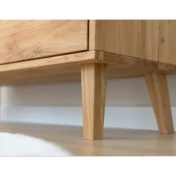 Clearance Wohnen Wildeiche Kombi-Kleiderschrank massiv - Fabijola