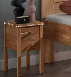 New Wohnen Wildeiche Komfortbett 90x200 oder 100x200 - Mauro