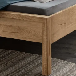Online Wohnen Wildeiche Massivholzbett modern - Martinez