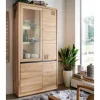 Clearance Wohnen Wildeiche Vitrinenschrank 103 cm breit - Embleys