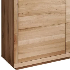 Clearance Wohnen Wildeiche Vitrinenschrank 103 cm breit - Embleys