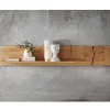 Hot Wohnen Wildeiche Wandboard mit dekorativem Hirnholz - Mantua