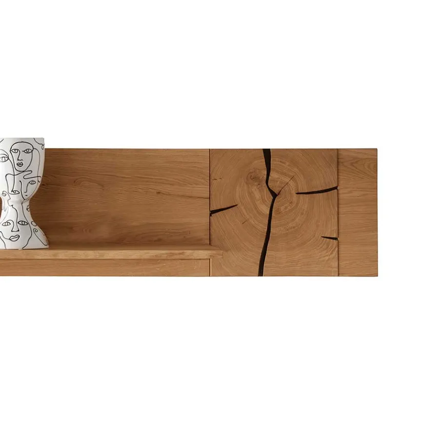 Hot Wohnen Wildeiche Wandboard mit dekorativem Hirnholz - Mantua