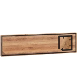 Best Wohnen Wildeiche Wandboard mit Hirnholz Applikation - Shipper