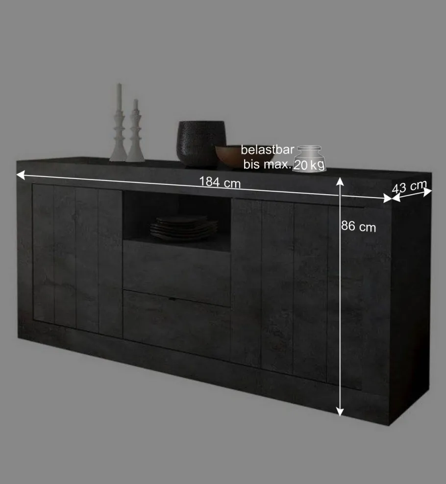 Best Wohnen Wohnraum Sideboard im modernen Design - Thivios