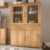 Hot Wohnen Wohnwand Highboard aus Holz - Teano