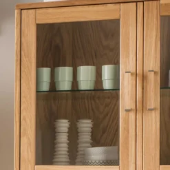 Hot Wohnen Wohnwand Highboard aus Holz - Teano