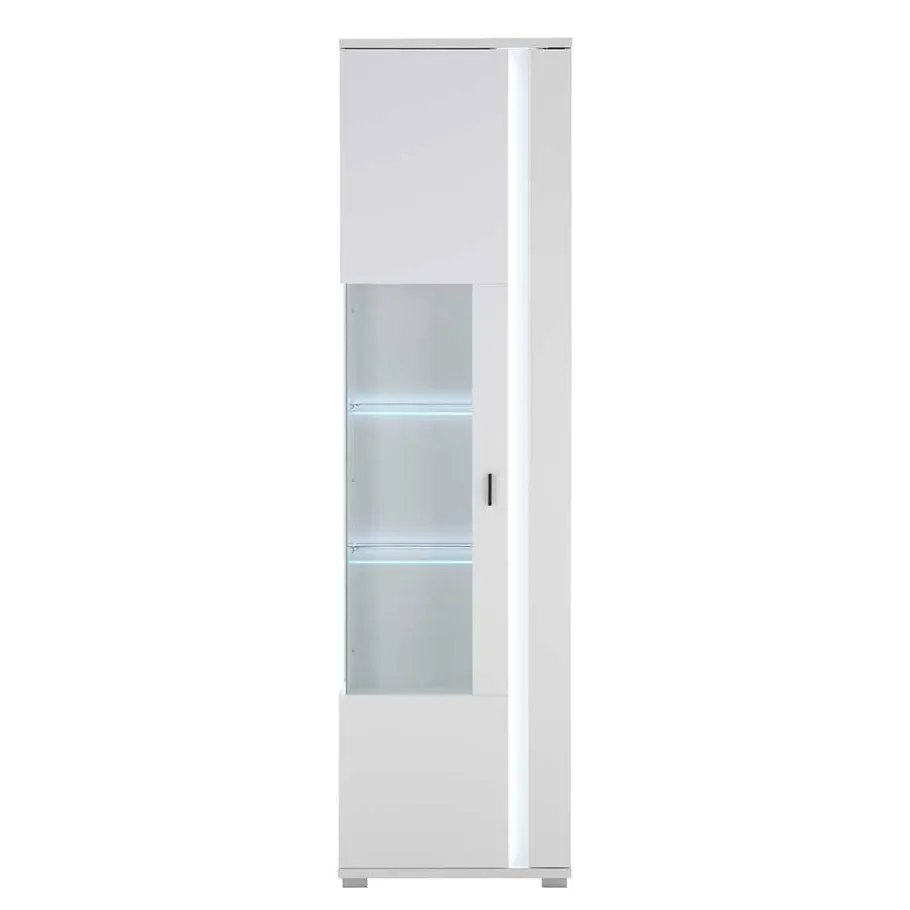 Clearance Wohnen Wohnwandmöbel mit LED Licht Set - Tirol (vierteilig)